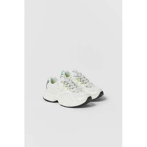 자라 Zara KIDS/ MONOCHROME ATHLETIC SNEAKERS