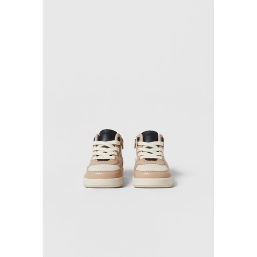 자라 Zara BABY/ RETRO HIGH TOP SNEAKERS