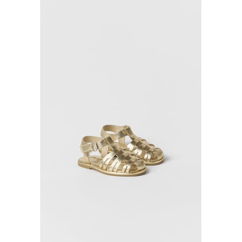 자라 Zara BABY/ GOLDEN FISHERMAN SANDALS