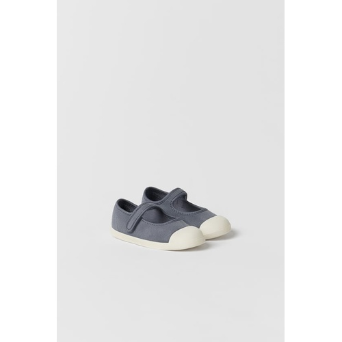 자라 Zara BABY/ TOE CAP LEATHER SNEAKERS