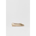 Zara KIDS/ METALLIC BALLET FLATS