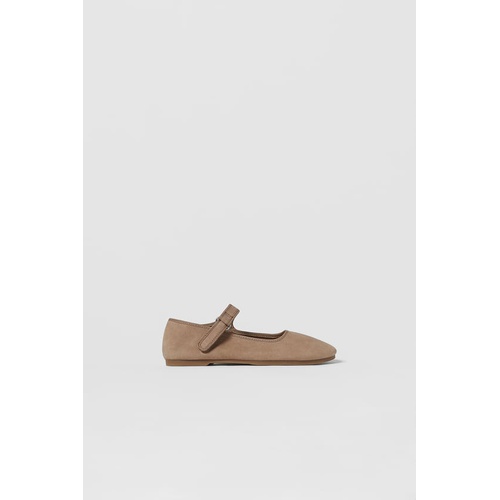 자라 Zara KIDS/ LEATHER BALLET FLATS