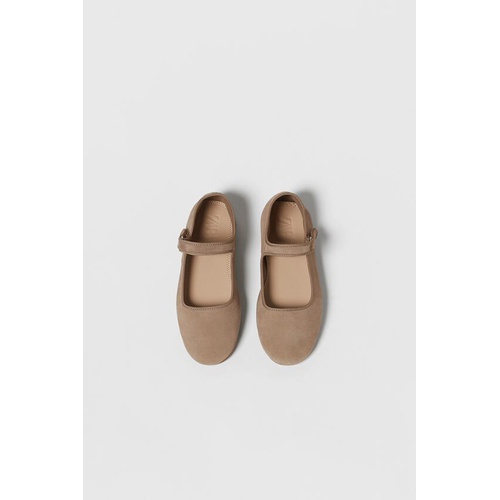 자라 Zara KIDS/ LEATHER BALLET FLATS