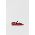 Zara KIDS/ JEWEL LEATHER T-STRAP SHOES