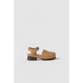 Zara KIDS/ STUDDED LEATHER CLOGS