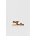 Zara KIDS/ LEATHER SANDALS WITH BUCKLES