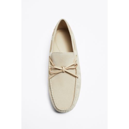 자라 Zara LEATHER DRIVING MOCCASINS