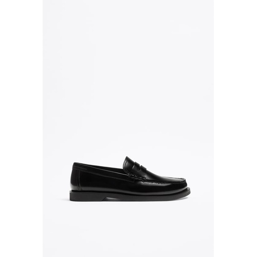 자라 Zara LEATHER LOAFERS