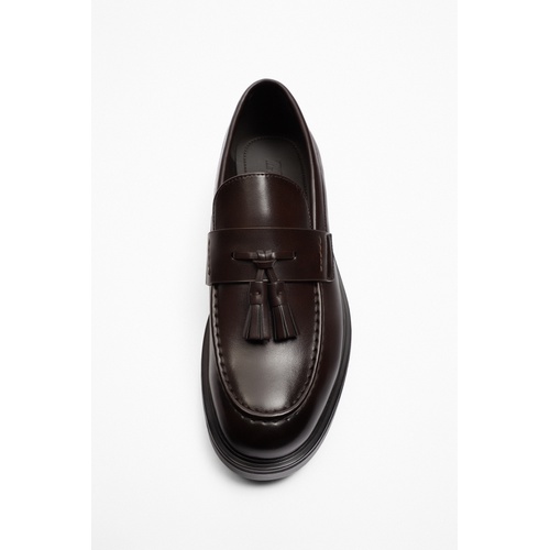 자라 Zara TASSEL LOAFERS