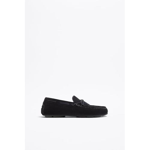 자라 Zara LEATHER DRIVING MOCCASINS