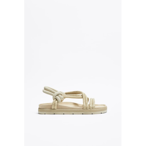 자라 Zara SANDALS WITH LACES