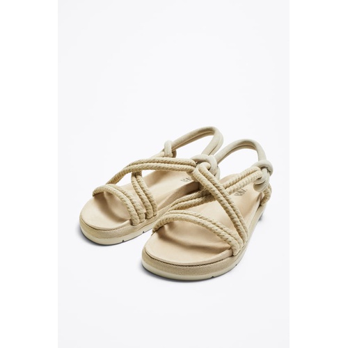 자라 Zara SANDALS WITH LACES