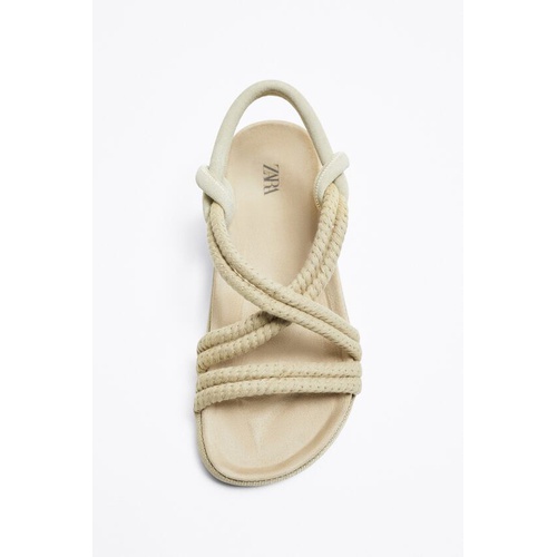 자라 Zara SANDALS WITH LACES