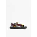 Zara MULTICOLORED TECHNICAL SANDALS