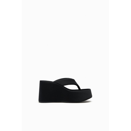 자라 Zara NEOPRENE WEDGE SANDALS