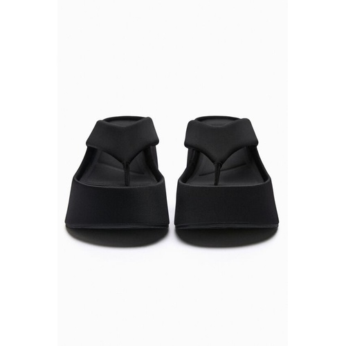 자라 Zara NEOPRENE WEDGE SANDALS