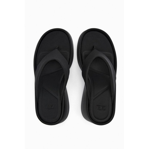 자라 Zara NEOPRENE WEDGE SANDALS