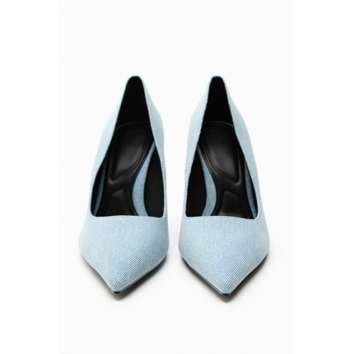 자라 Zara HIGH HEEL DENIM SHOES