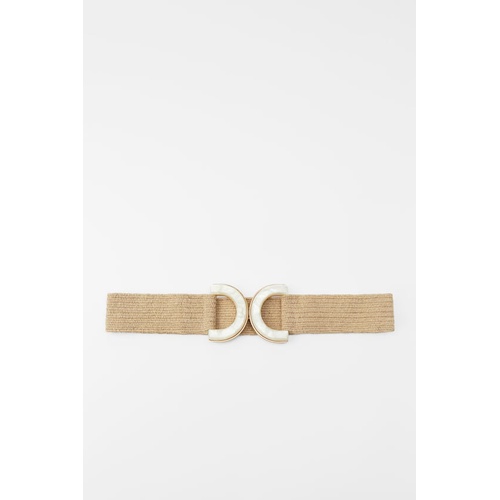 자라 Zara ACETATE EFFECT STRETCH BELT