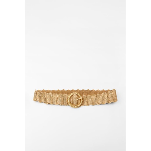 자라 Zara SCALLOPED WOVEN BELT