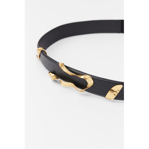 자라 Zara METAL APPLIQUEE BELT