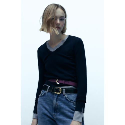 자라 Zara LEATHER BELT