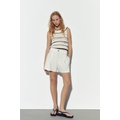 Zara HIGH-WAISTED PLEATED SHORTS