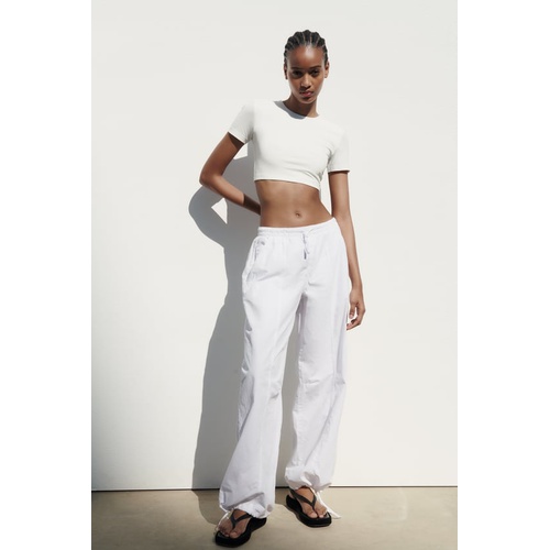 자라 Zara PARACHUTE PANTS