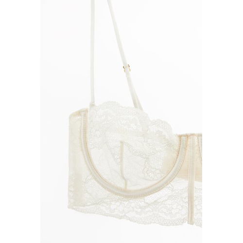 자라 Zara LACE UNDERWIRE BRA