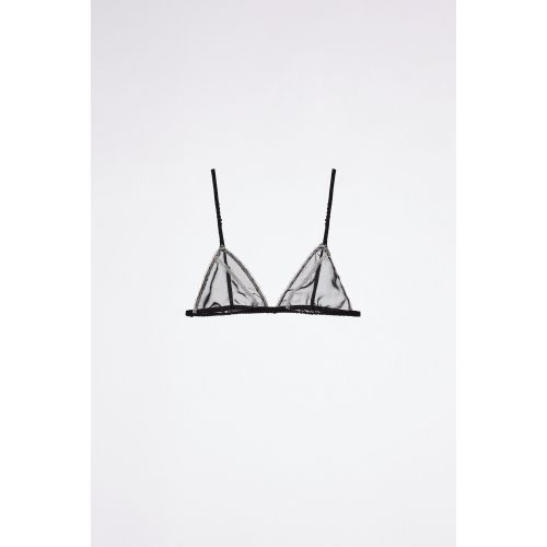 자라 Zara CHIFFON LACE BRALETTE