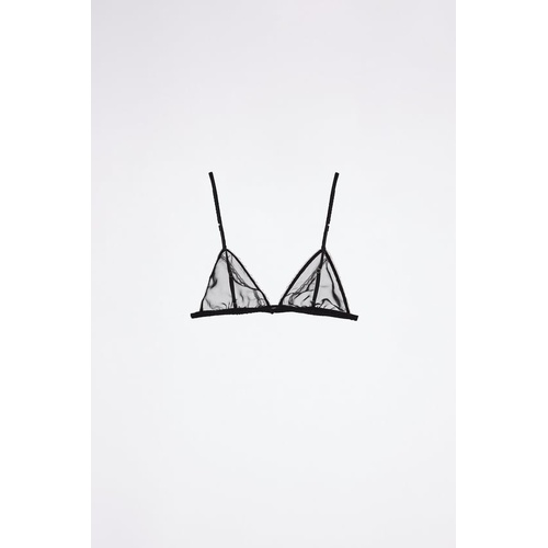 자라 Zara CHIFFON LACE BRALETTE