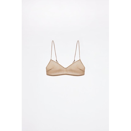 자라 Zara SILK BLEND BRALETTE