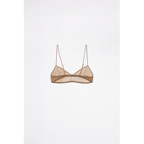 자라 Zara SILK BLEND BRALETTE