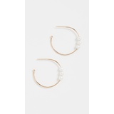 Zoe Chicco 14k Gold Medium Hoop Earrings