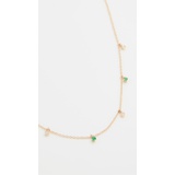 Zoe Chicco 14k Emerald Gemstones Necklace