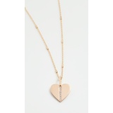 Zoe Chicco 14k Gold Feel The Love Heart Pendant Necklace