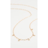 Zoe Chicco 14k Paris Paperclip Dangling Diamonds Necklace