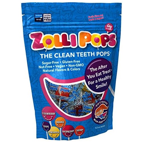  Zollipops Clean Teeth Lollipops, 5.2 ounce, 3 count