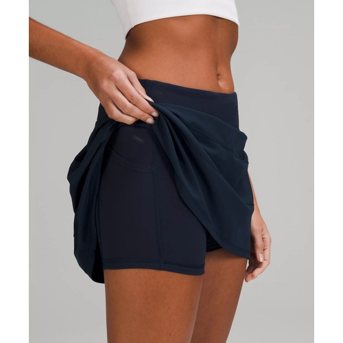 룰루레몬 Lululemon Pace Rival Mid-Rise Skirt