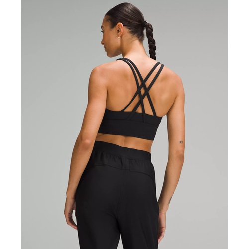 룰루레몬 lululemon Energy Longline Ribbed Bra Luxtreme