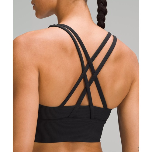 룰루레몬 lululemon Energy Longline Ribbed Bra Luxtreme