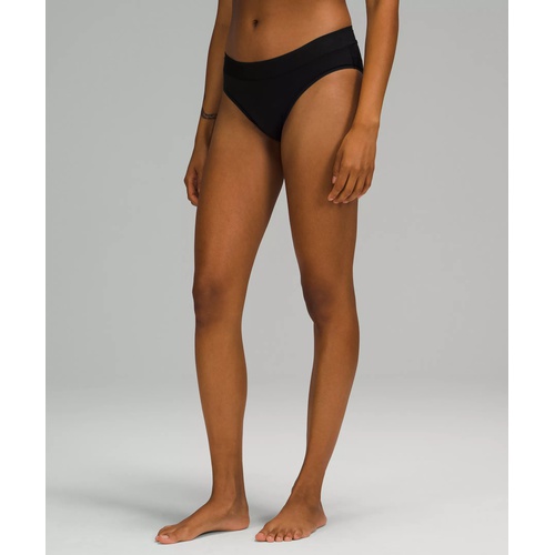 룰루레몬 Lululemon UnderEase Ribbed Mid-Rise Bikini Underwear