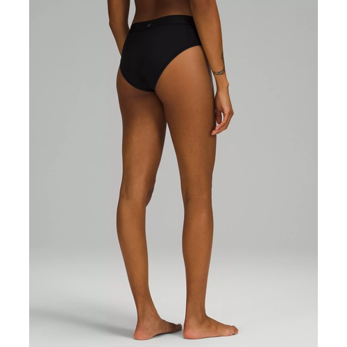 룰루레몬 Lululemon UnderEase Ribbed Mid-Rise Bikini Underwear