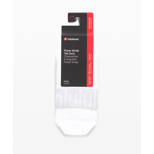 룰루레몬 Lululemon Mens Power Stride Tab Sock 3 Pack