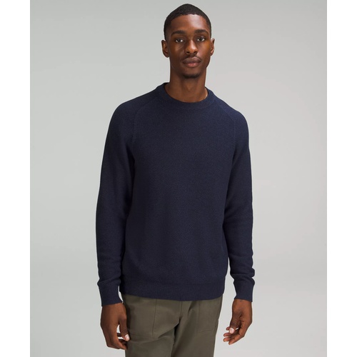 룰루레몬 Lululemon Textured Knit Crewneck Sweater