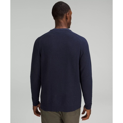 룰루레몬 Lululemon Textured Knit Crewneck Sweater