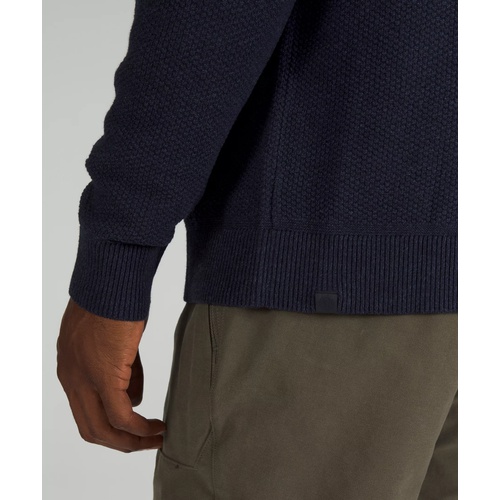 룰루레몬 Lululemon Textured Knit Crewneck Sweater