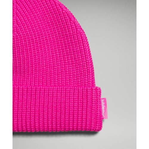 룰루레몬 Lululemon Close-Fit Cotton-Blend Ribbed Beanie