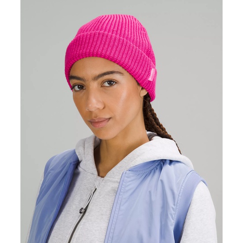 룰루레몬 Lululemon Close-Fit Cotton-Blend Ribbed Beanie