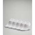 Lululemon Mens Power Stride No-Show Sock with Active Grip 5 Pack